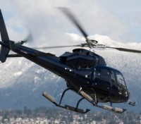 Helicopter over Whistler Helicopter over Whistler